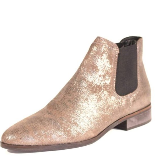 chelsea crew Shoes - Chelsea Crew Dapper-lea Metallic Booties